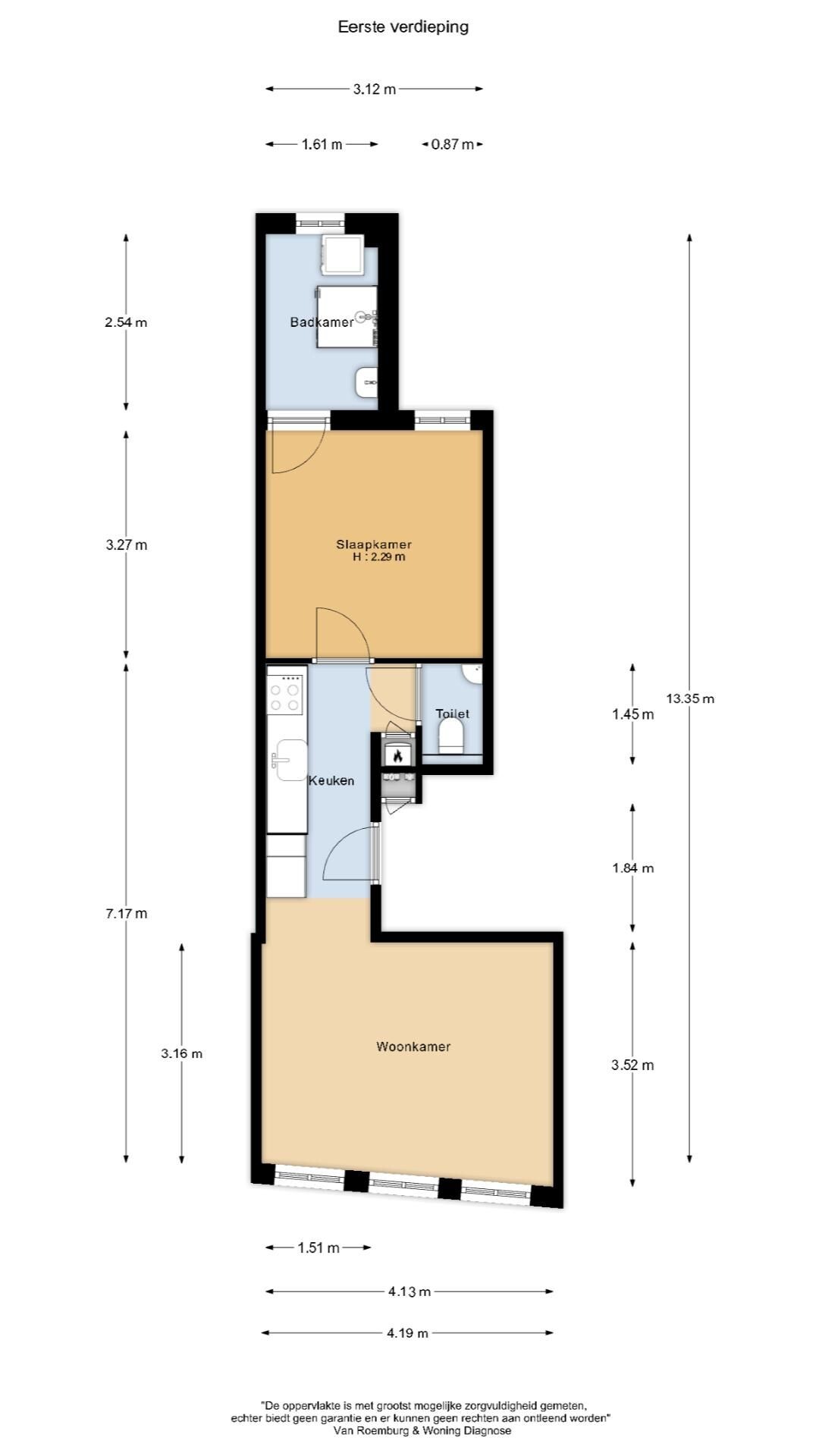 Studio te koop: Oudezijds Achterburgwal 127-2, Amsterdam