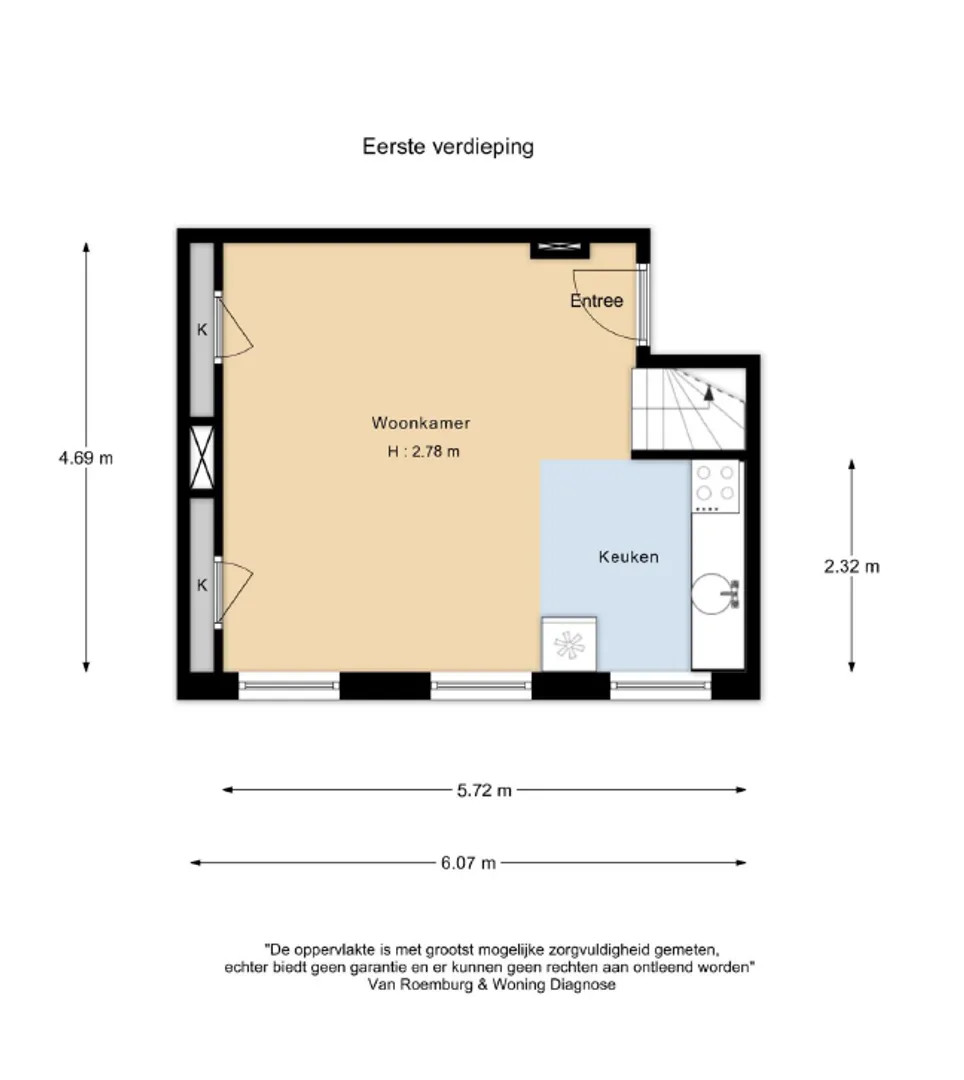 Appartement te koop: Korte Lijnbaanssteeg 4A, Amsterdam