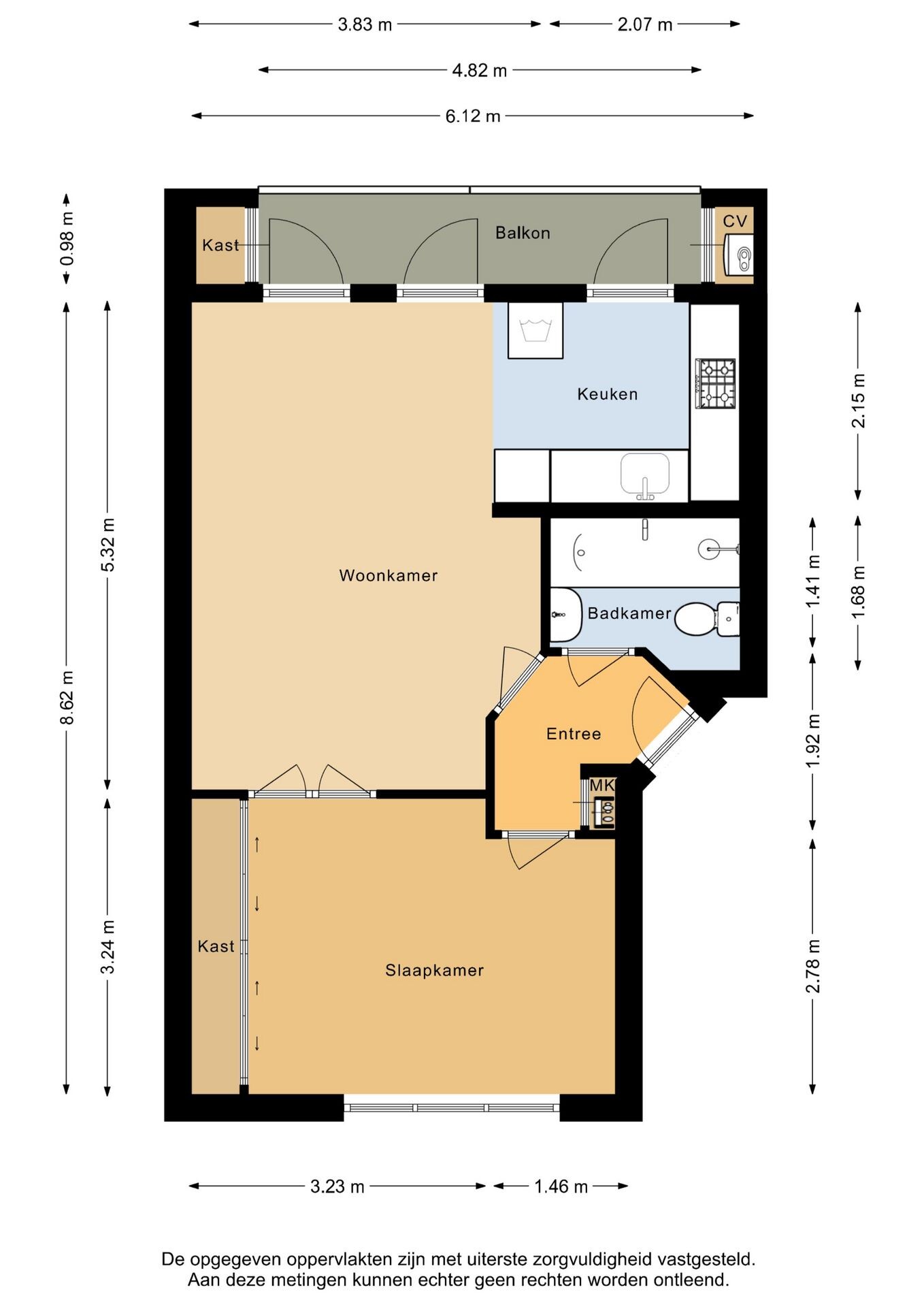 Appartement te koop: Hembrugstraat 3-2, Amsterdam