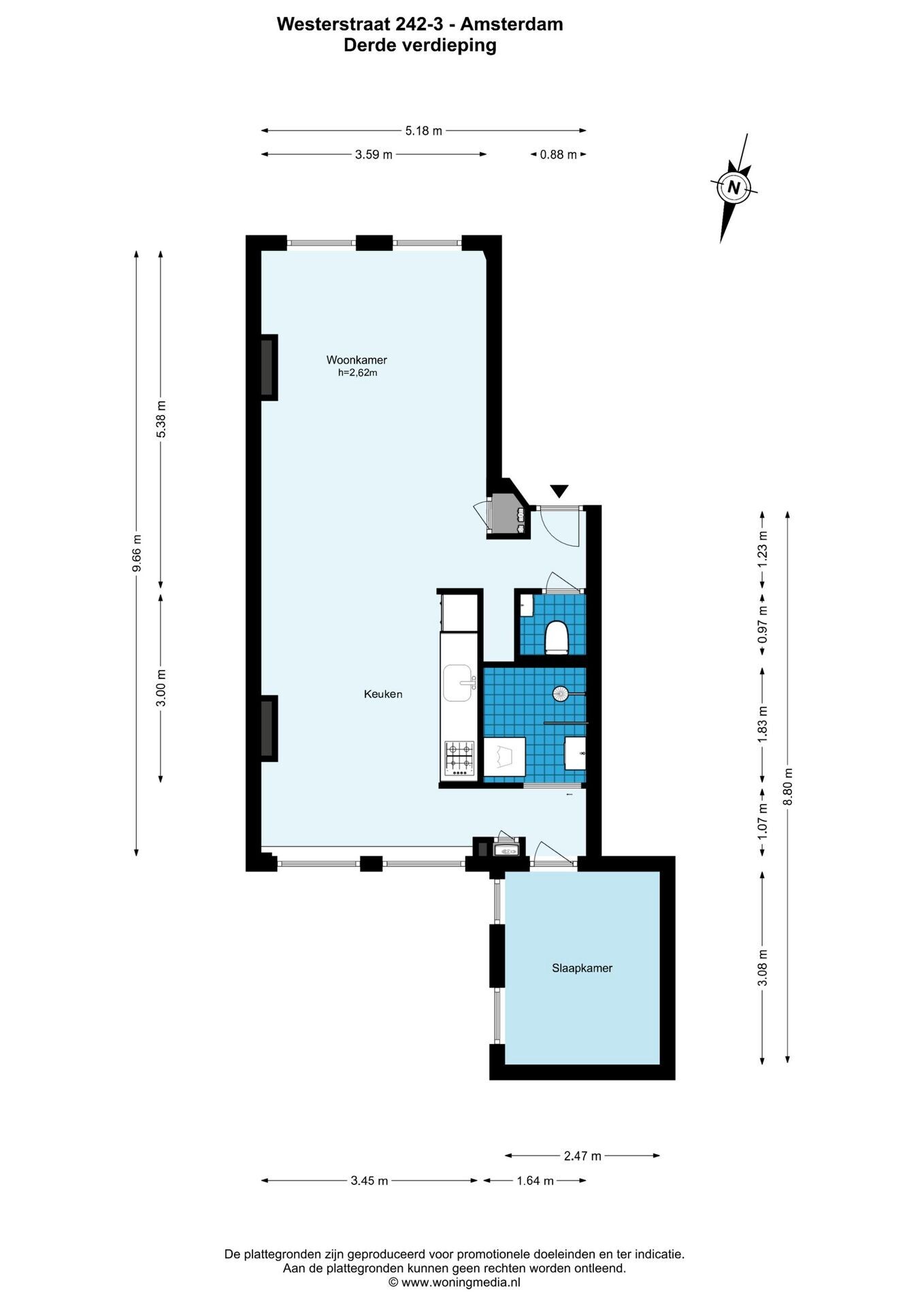 Appartement te koop: Westerstraat 242-3, Amsterdam