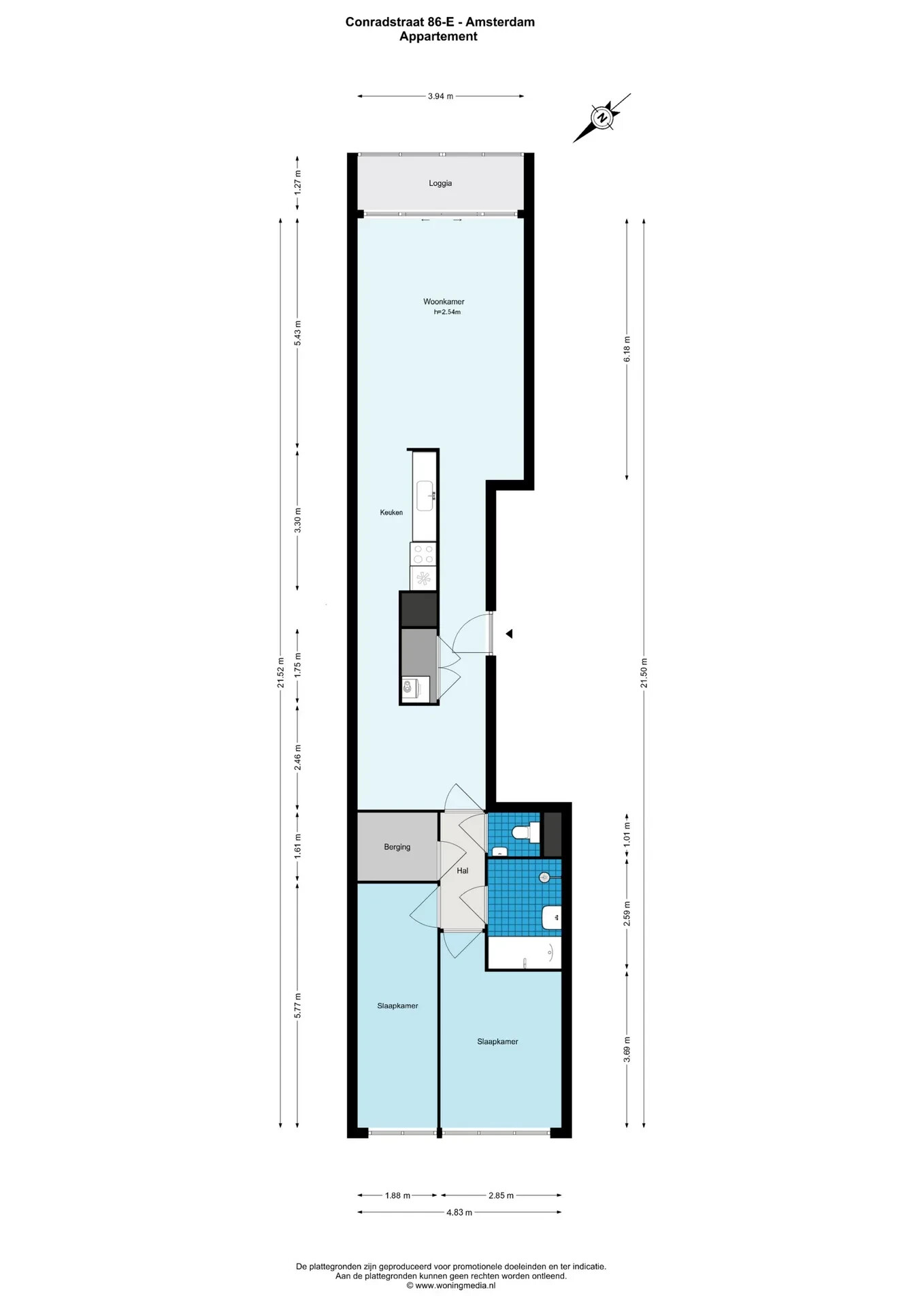 Appartement te koop: Conradstraat 86E, Amsterdam