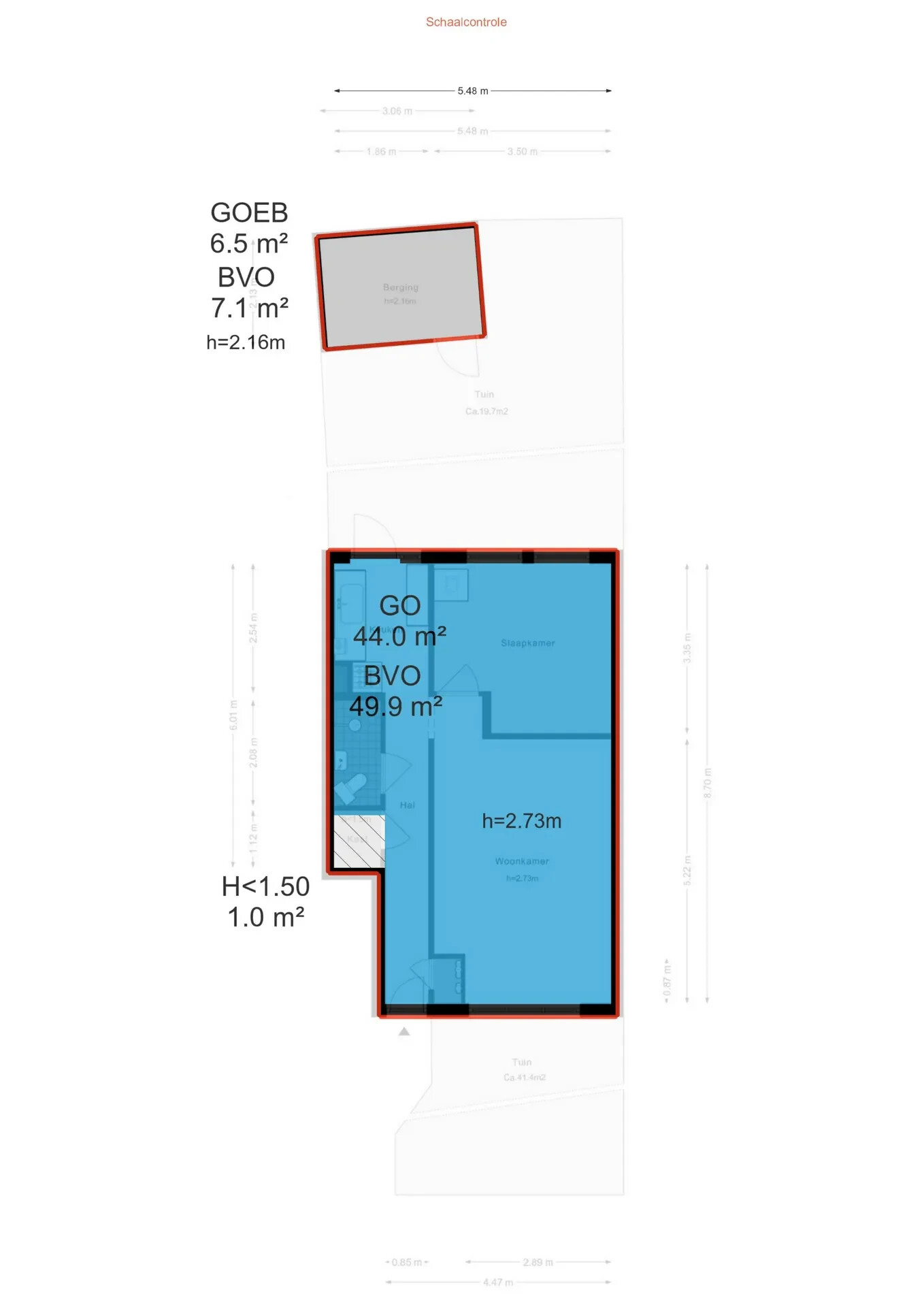Studio te koop: Meeuwenlaan 169B, Amsterdam