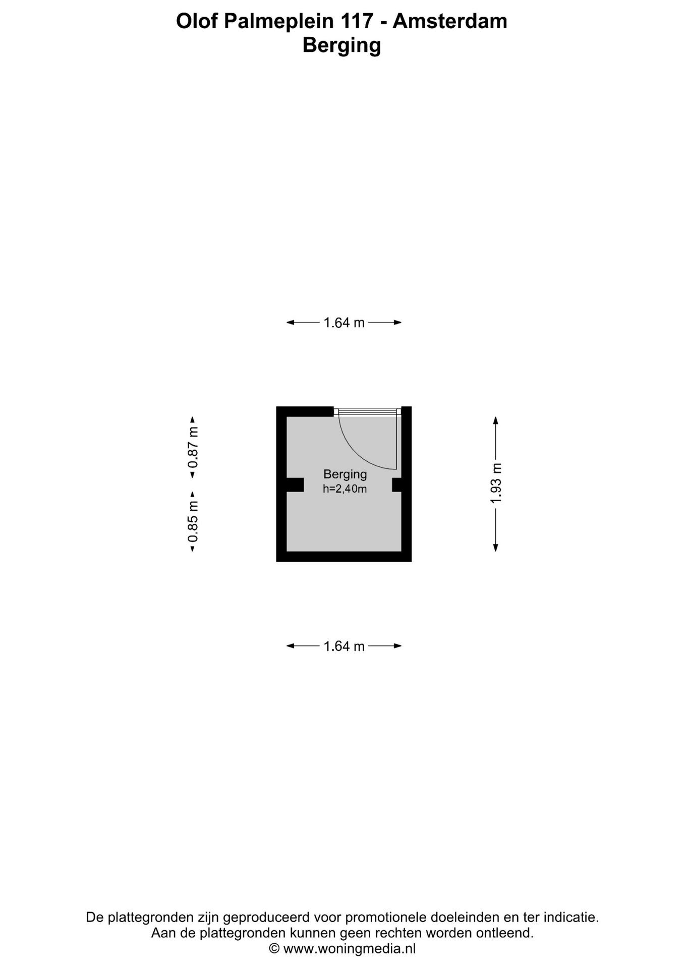 Appartement te koop: Olof Palmeplein 117, Amsterdam
