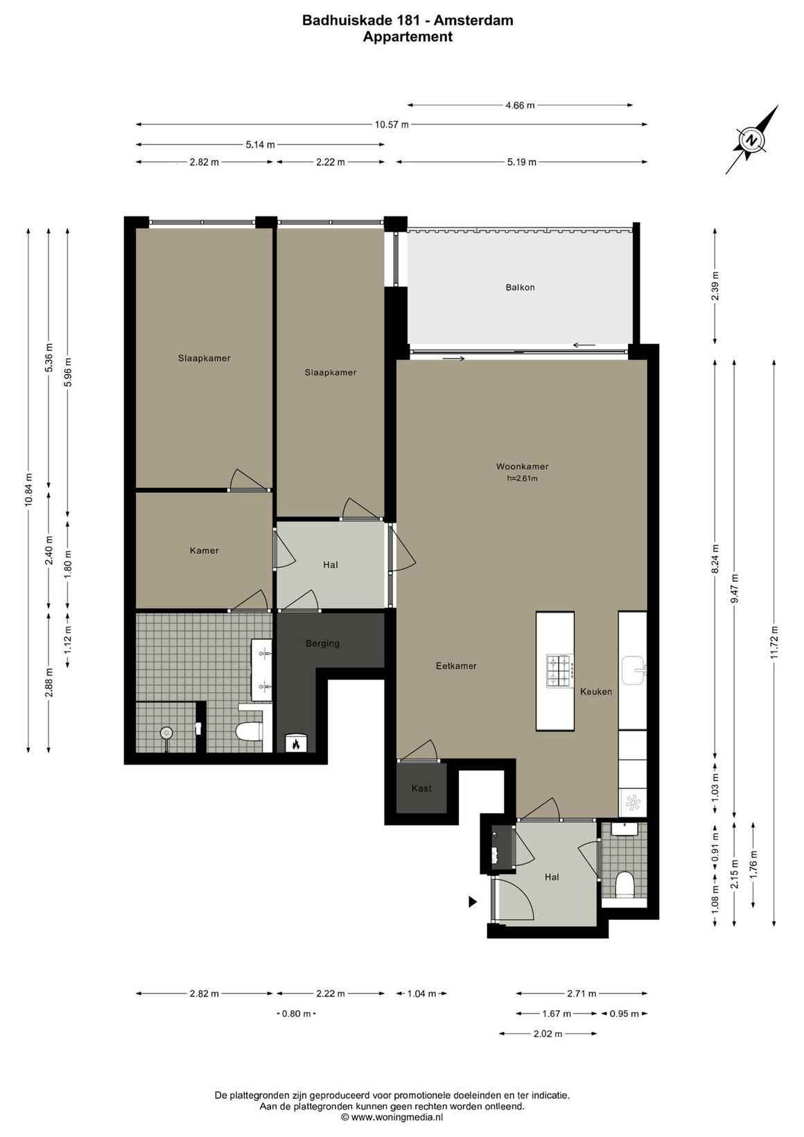 Appartement te koop: Badhuiskade 181, Amsterdam