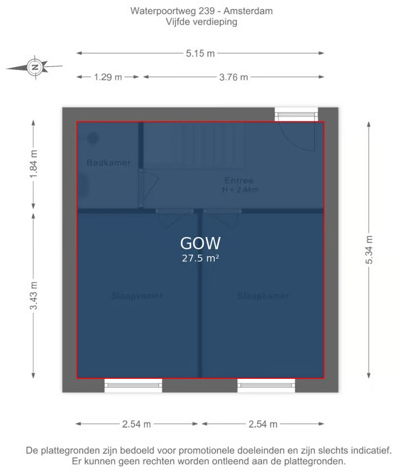 Appartement te koop: Waterpoortweg 239, Amsterdam