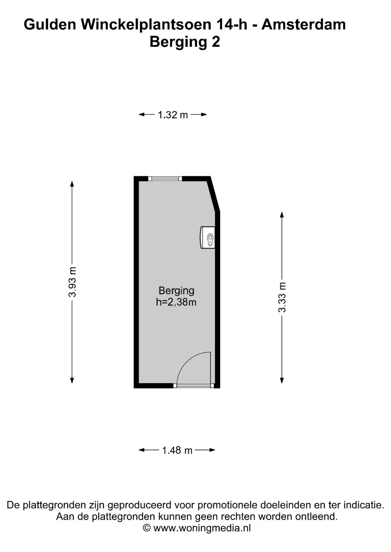 Appartement te koop: Gulden Winckelplantsoen 14H, Amsterdam