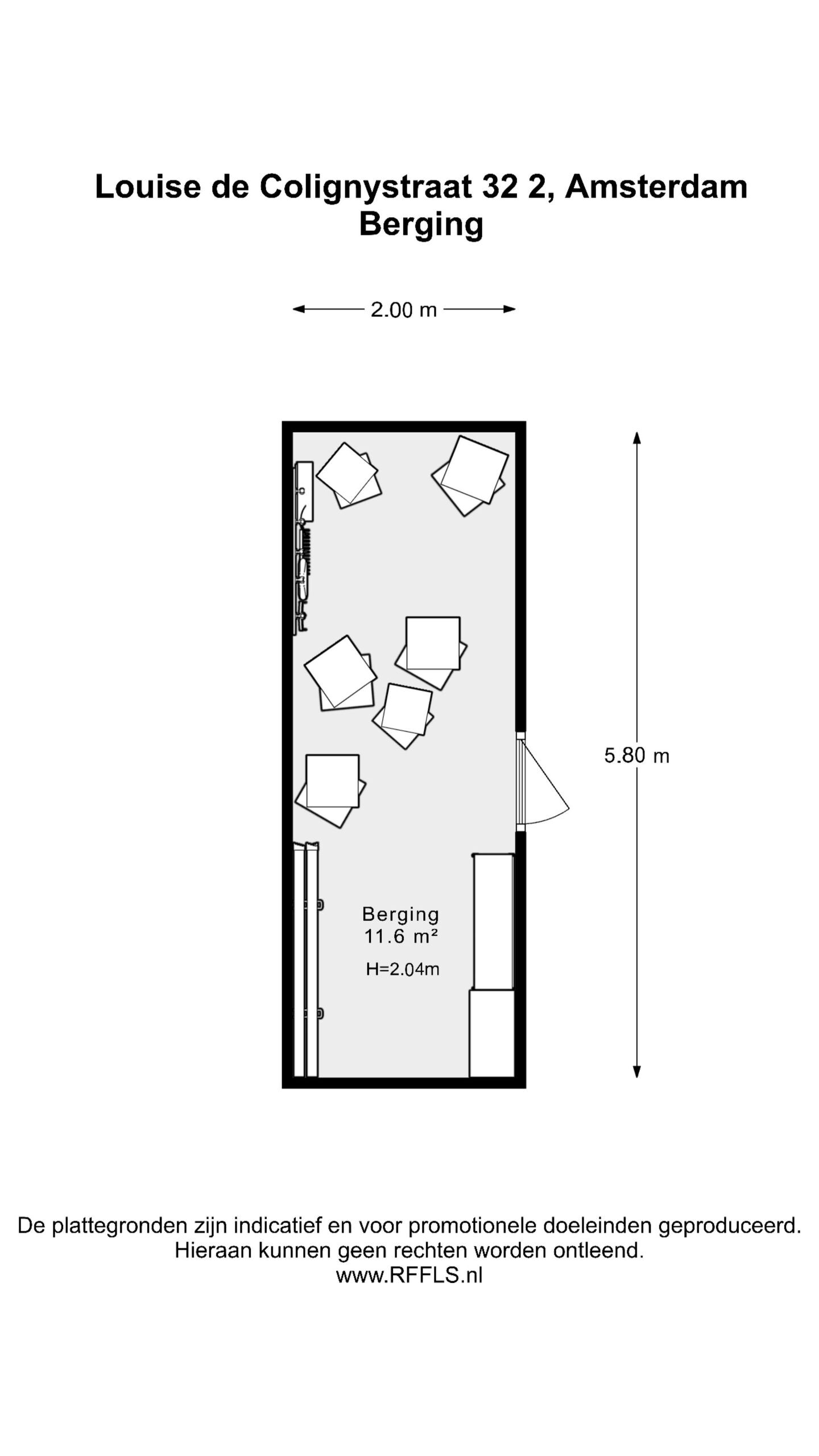 Appartement te koop: Louise de Colignystraat 32-3, Amsterdam