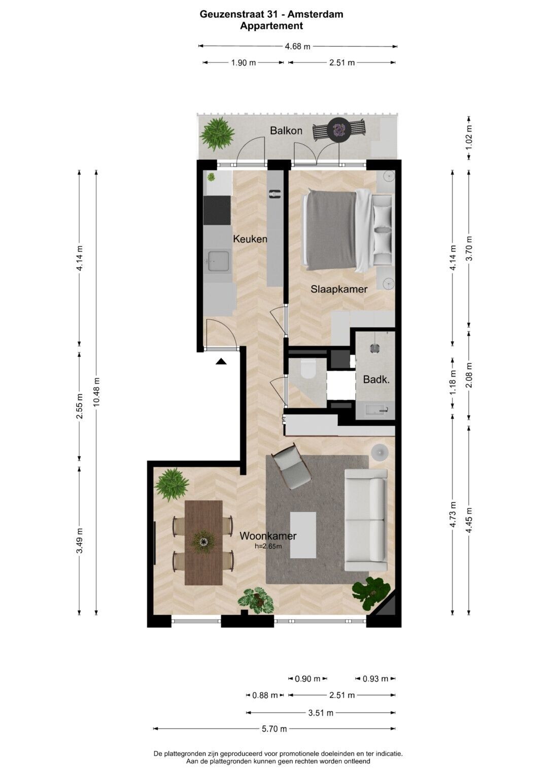Appartement te koop: Geuzenstraat 31-2, Amsterdam