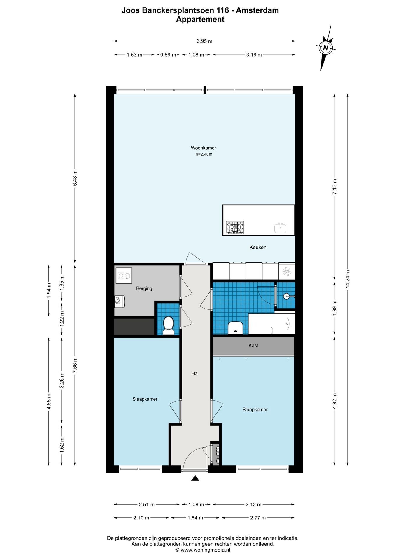 Appartement te koop: Joos Banckersplantsoen 116, Amsterdam