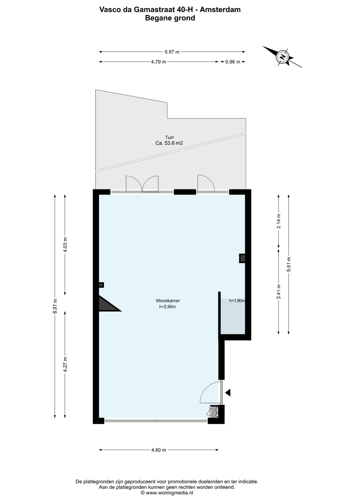 Appartement te koop: Vasco da Gamastraat 40H, Amsterdam