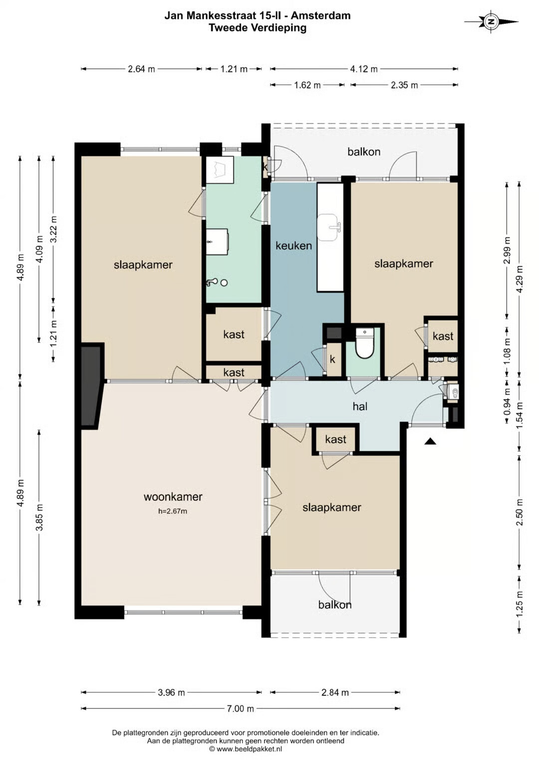 Appartement te koop: Jan Mankesstraat 15-2, Amsterdam