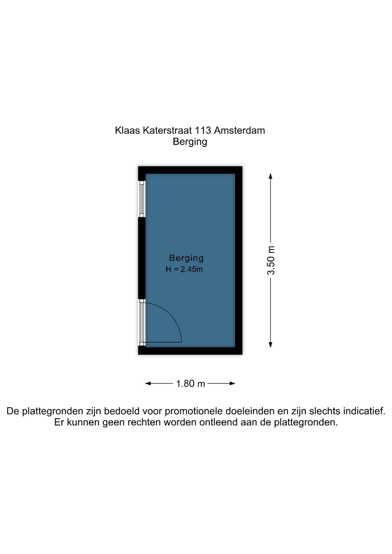 Appartement te koop: Klaas Katerstraat 113, Amsterdam