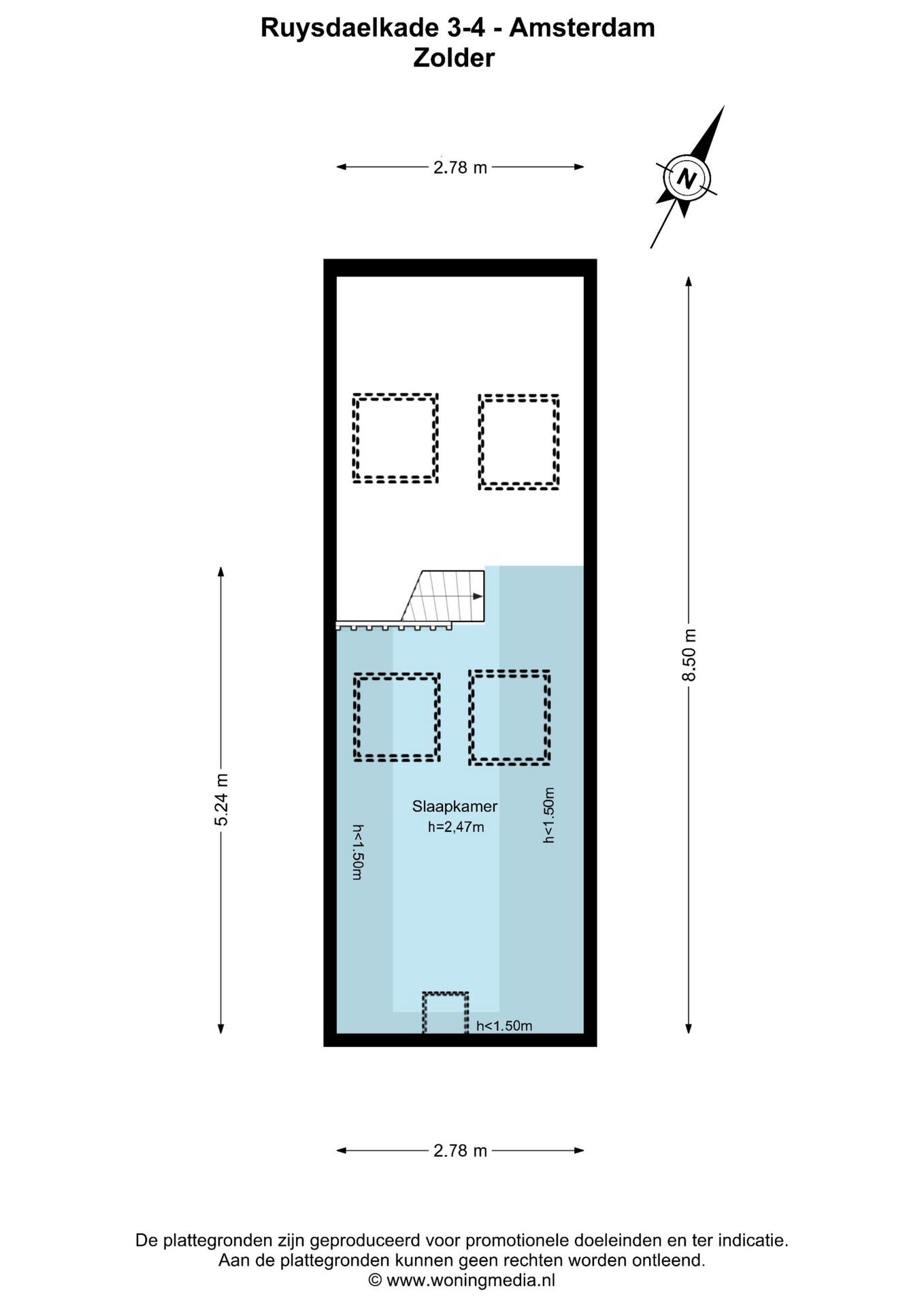 Appartement te koop: Ruysdaelkade 3-4, Amsterdam