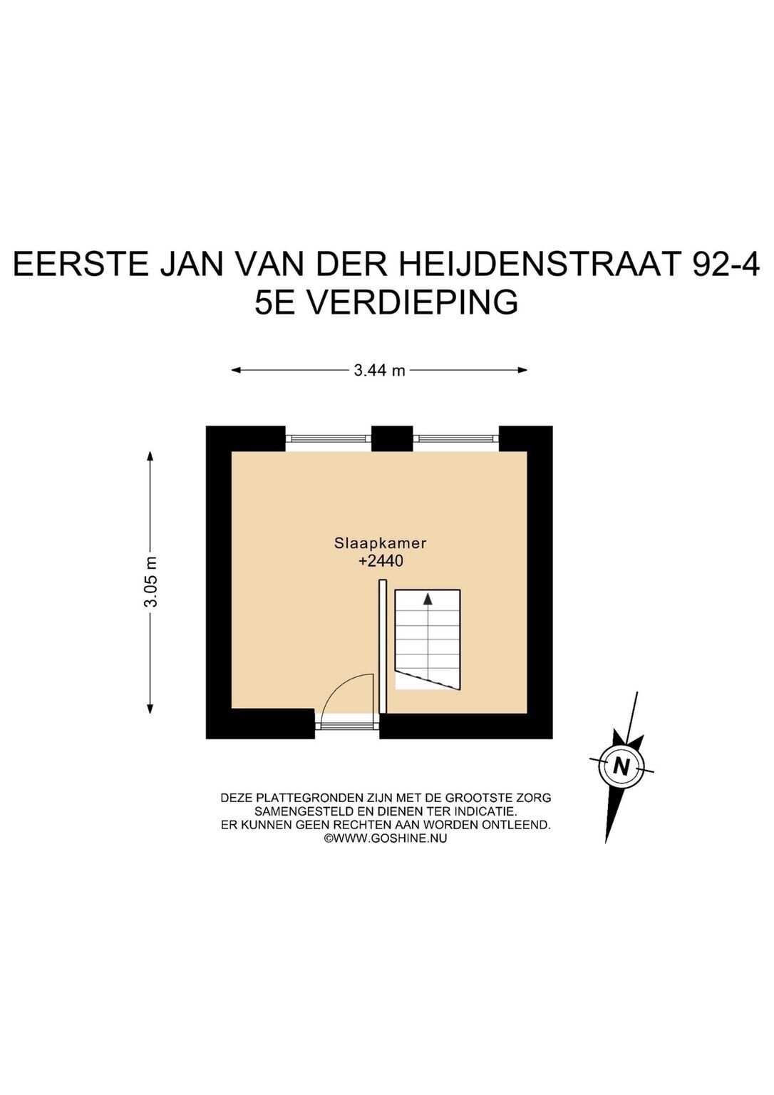 Appartement te koop: Eerste Jan van der Heijdenstraat 92-4, Amsterdam
