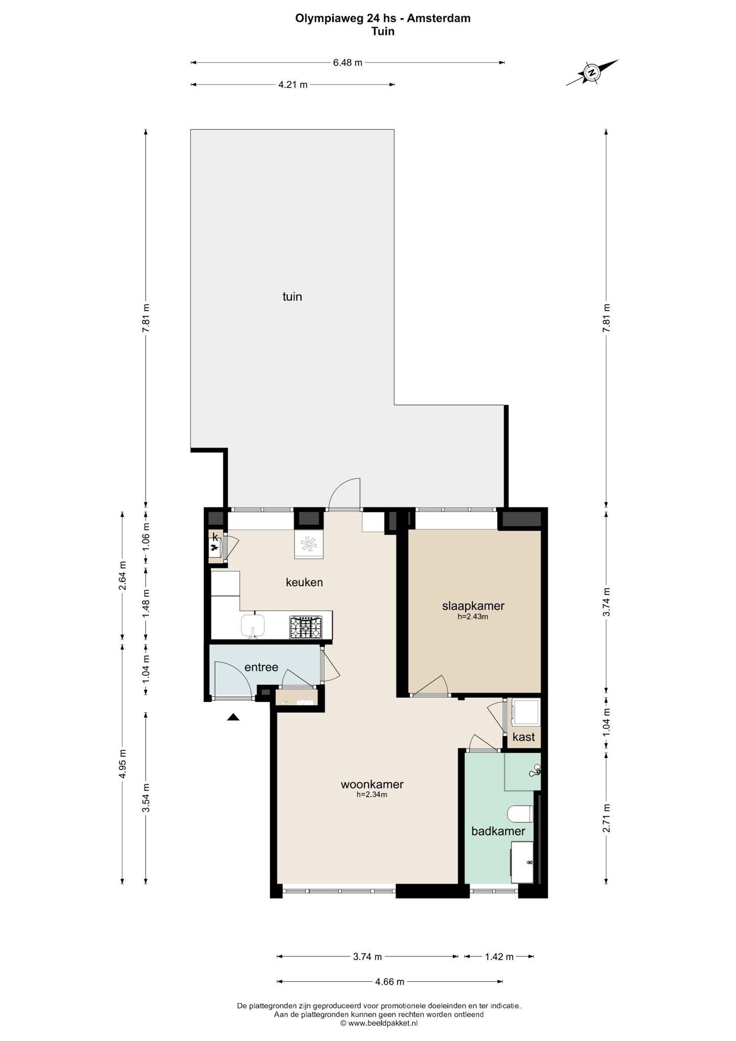 Appartement te koop: Olympiaweg 24H, Amsterdam