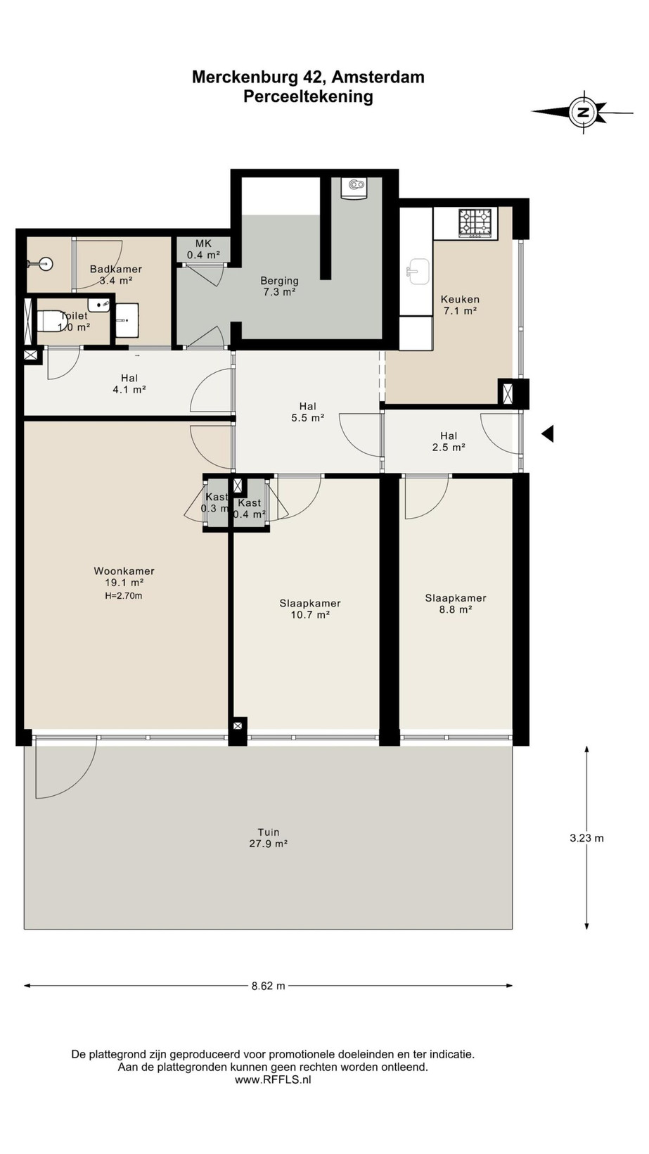 Appartement te koop: Merckenburg 42, Amsterdam