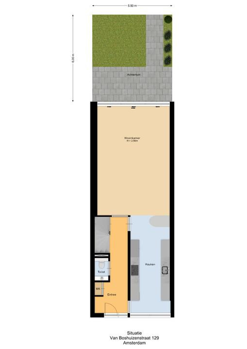 Hoekwoning te koop: Van Boshuizenstraat 129, Amsterdam