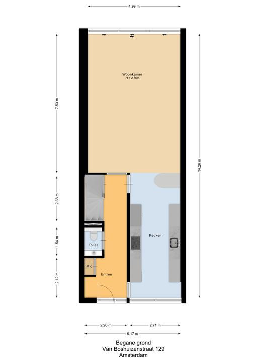 Hoekwoning te koop: Van Boshuizenstraat 129, Amsterdam