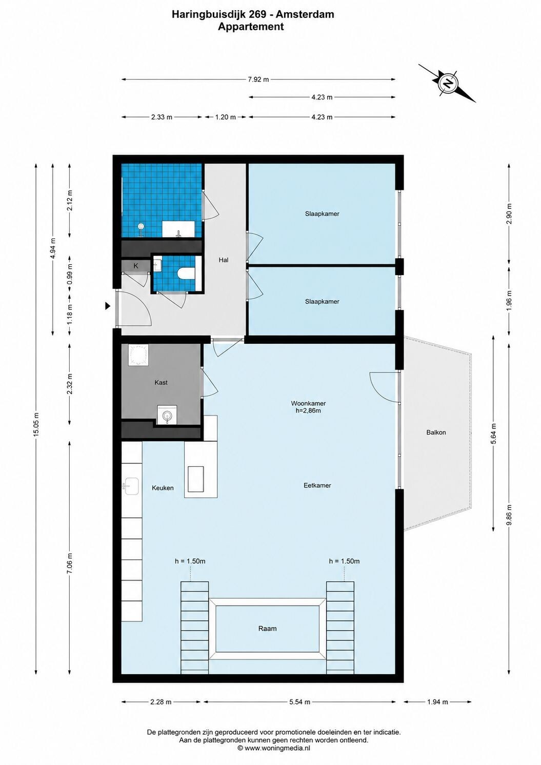 Appartement te koop: Haringbuisdijk 269, Amsterdam