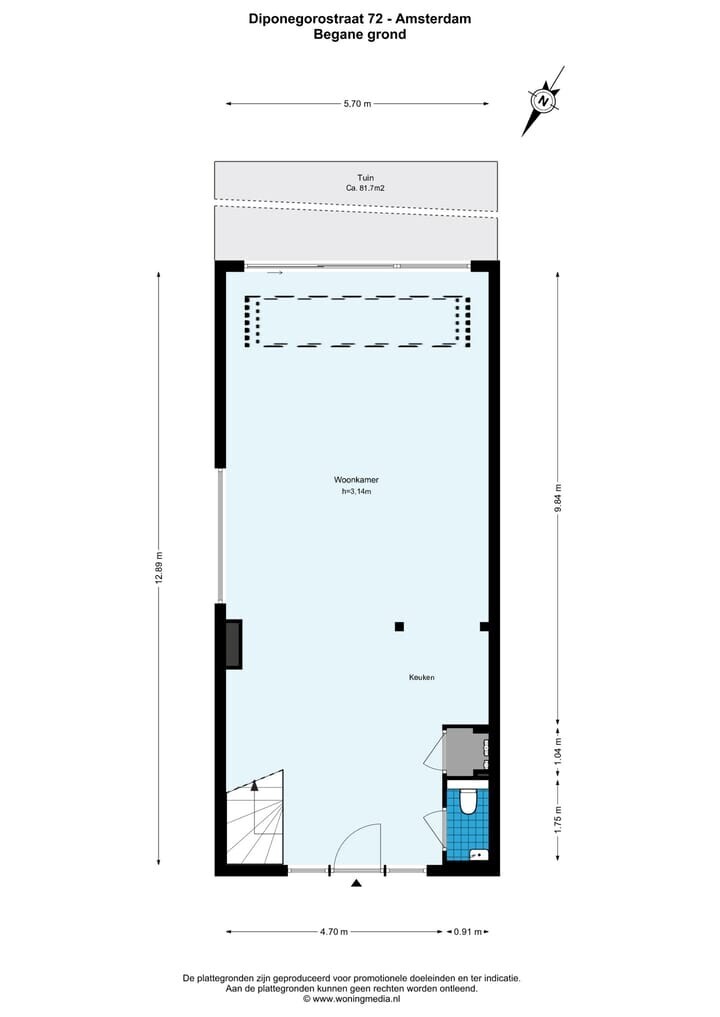 Woning te koop: Diponegorostraat 72, Amsterdam