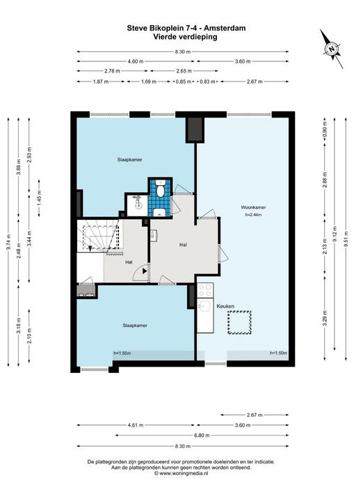 Appartement te koop: Steve Bikoplein 7-4, Amsterdam