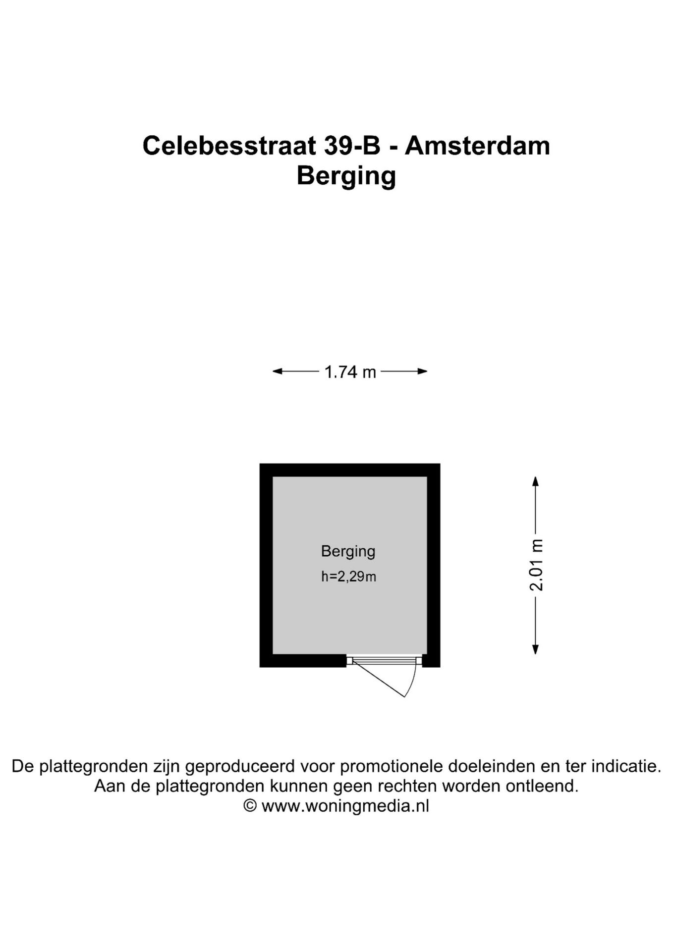 Appartement te koop: Celebesstraat 39B, Amsterdam