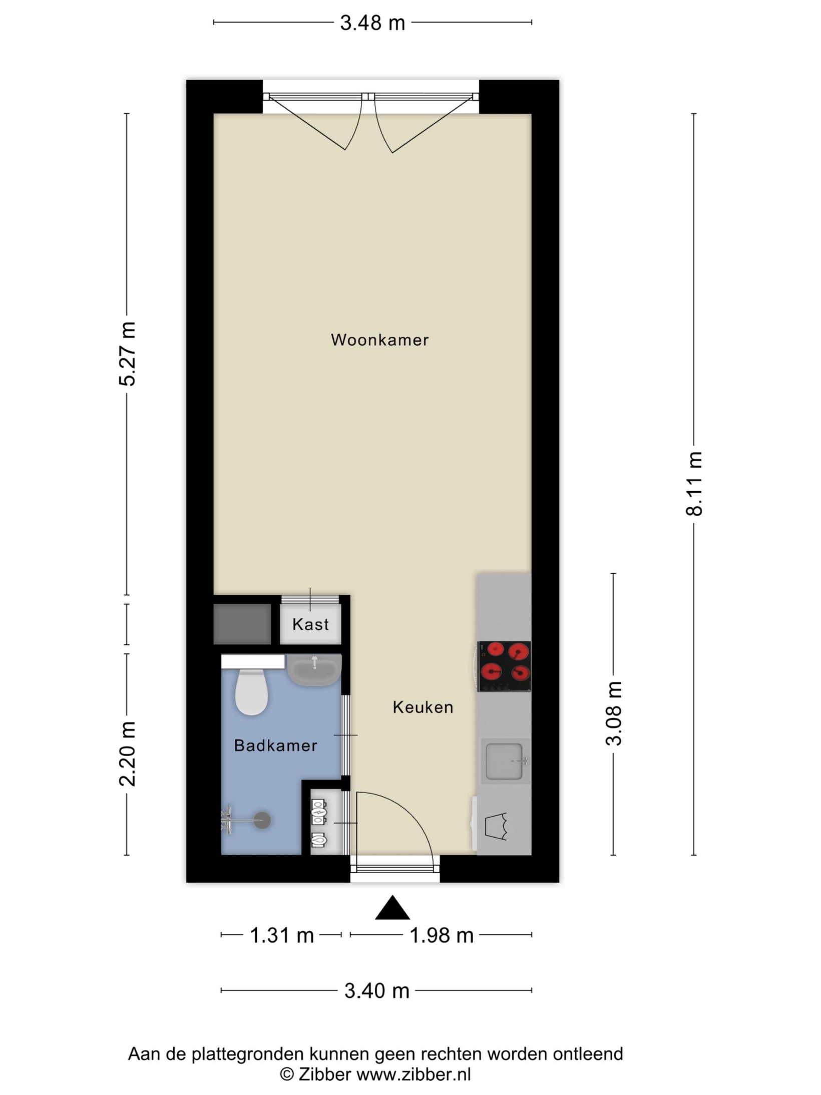 Studio te koop: Welnastraat 497, Amsterdam