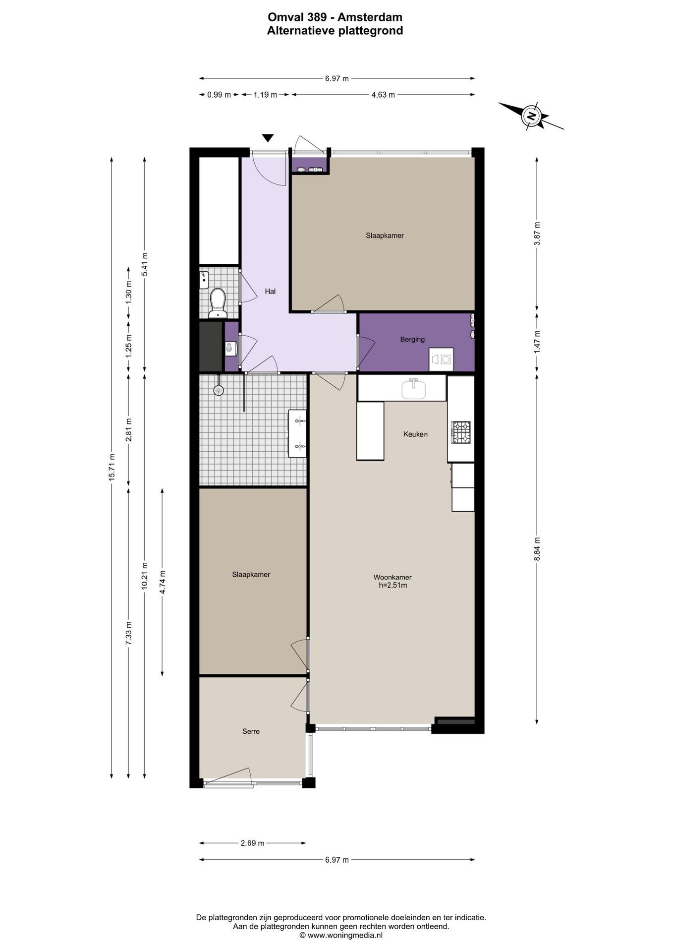 Appartement te koop: Omval 389, Amsterdam
