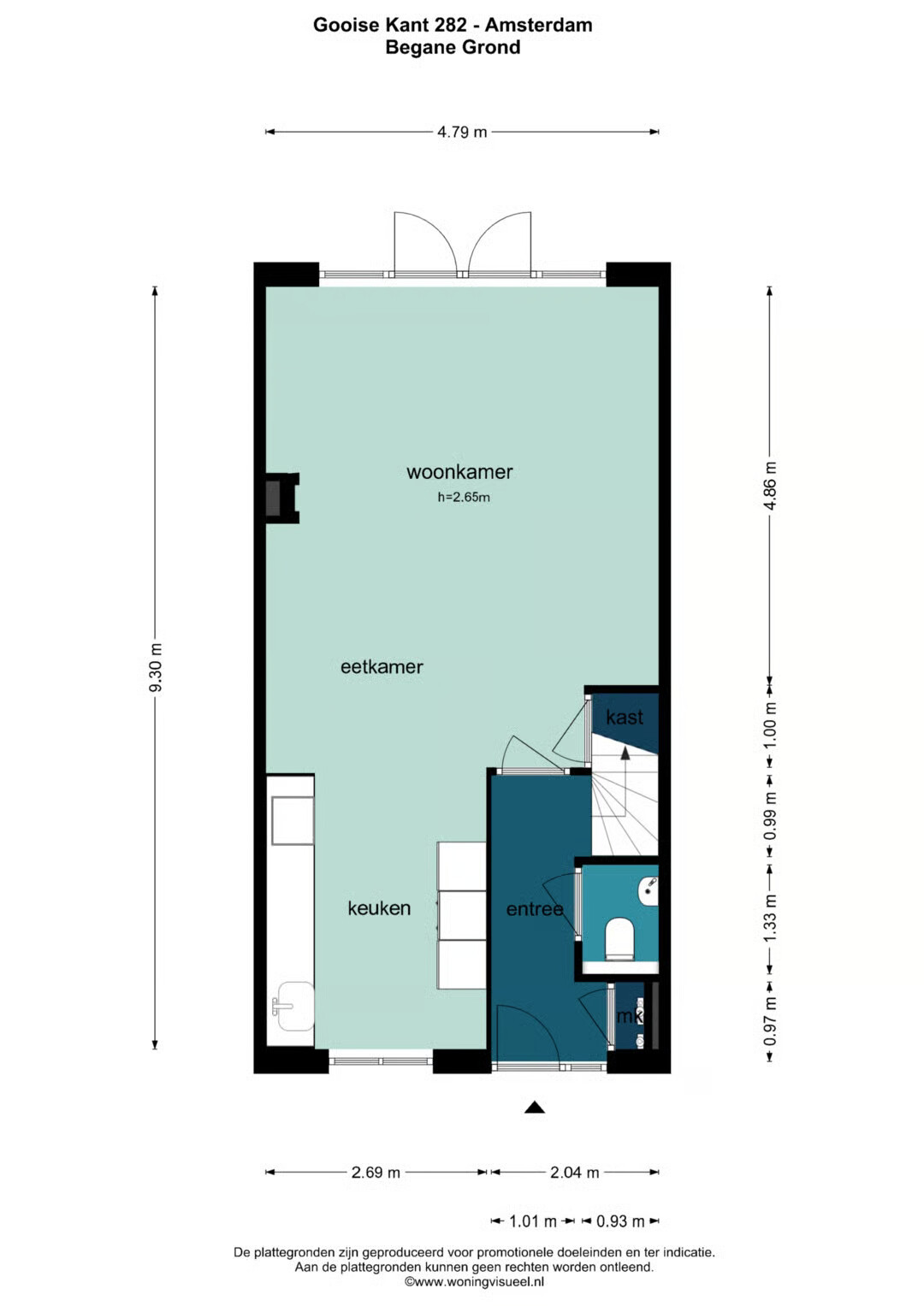 Tussenwoning te koop: Gooise Kant 282, Amsterdam