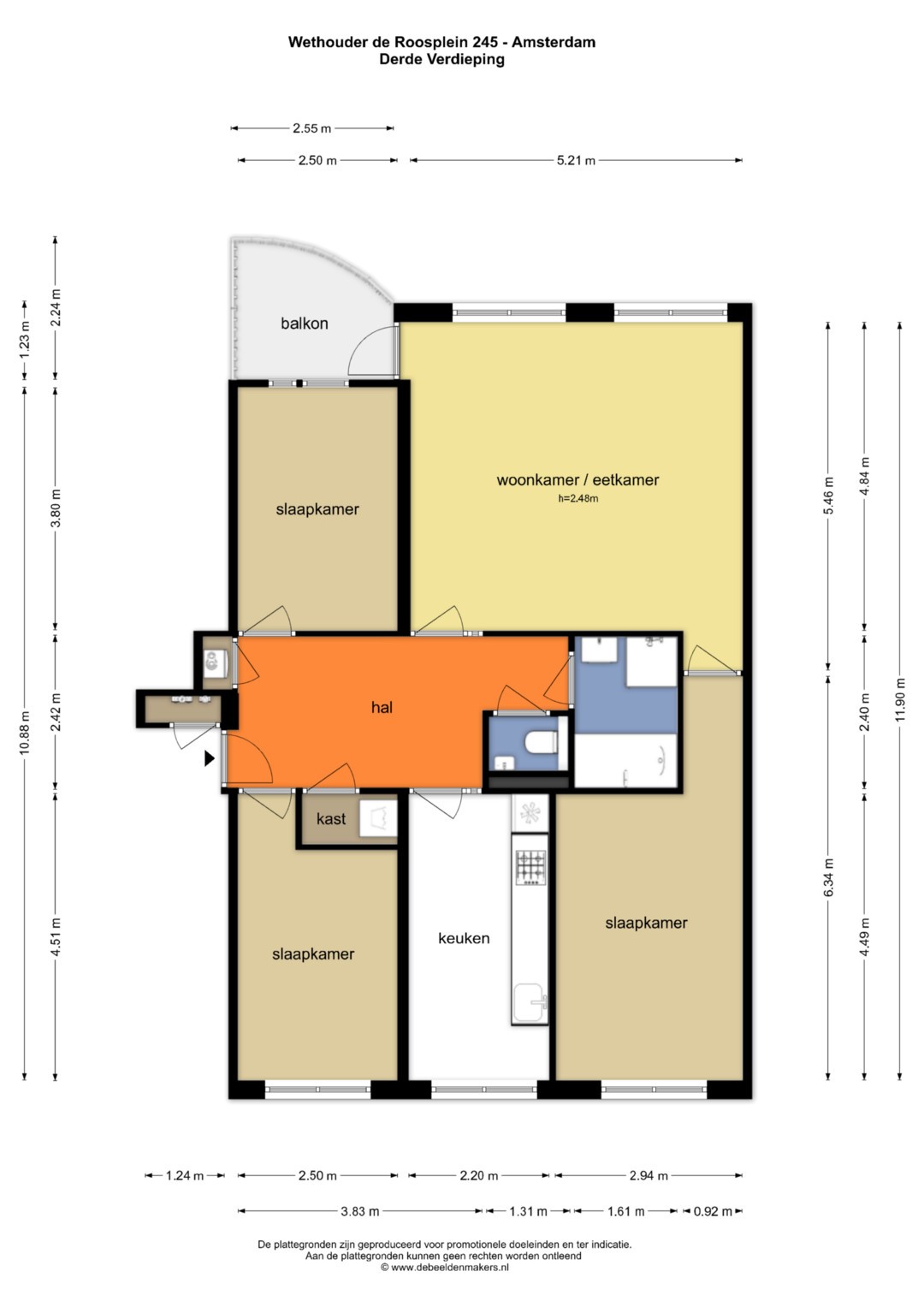 Appartement te koop: Wethouder De Roosplein 245, Amsterdam