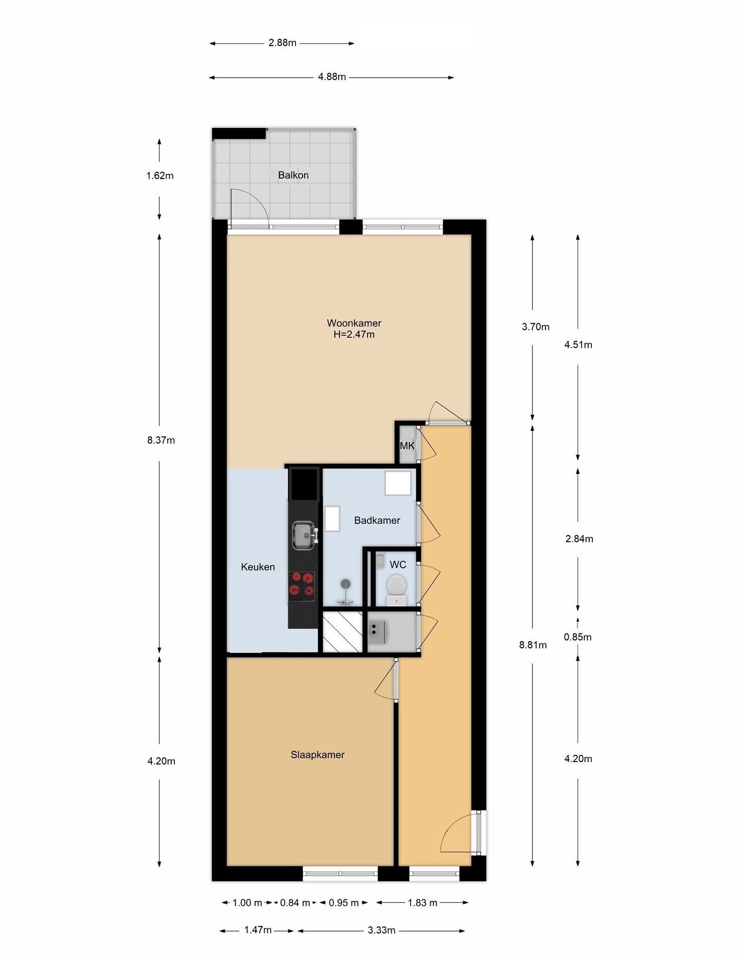 Appartement te koop: Toutenburgstraat 16, Amsterdam