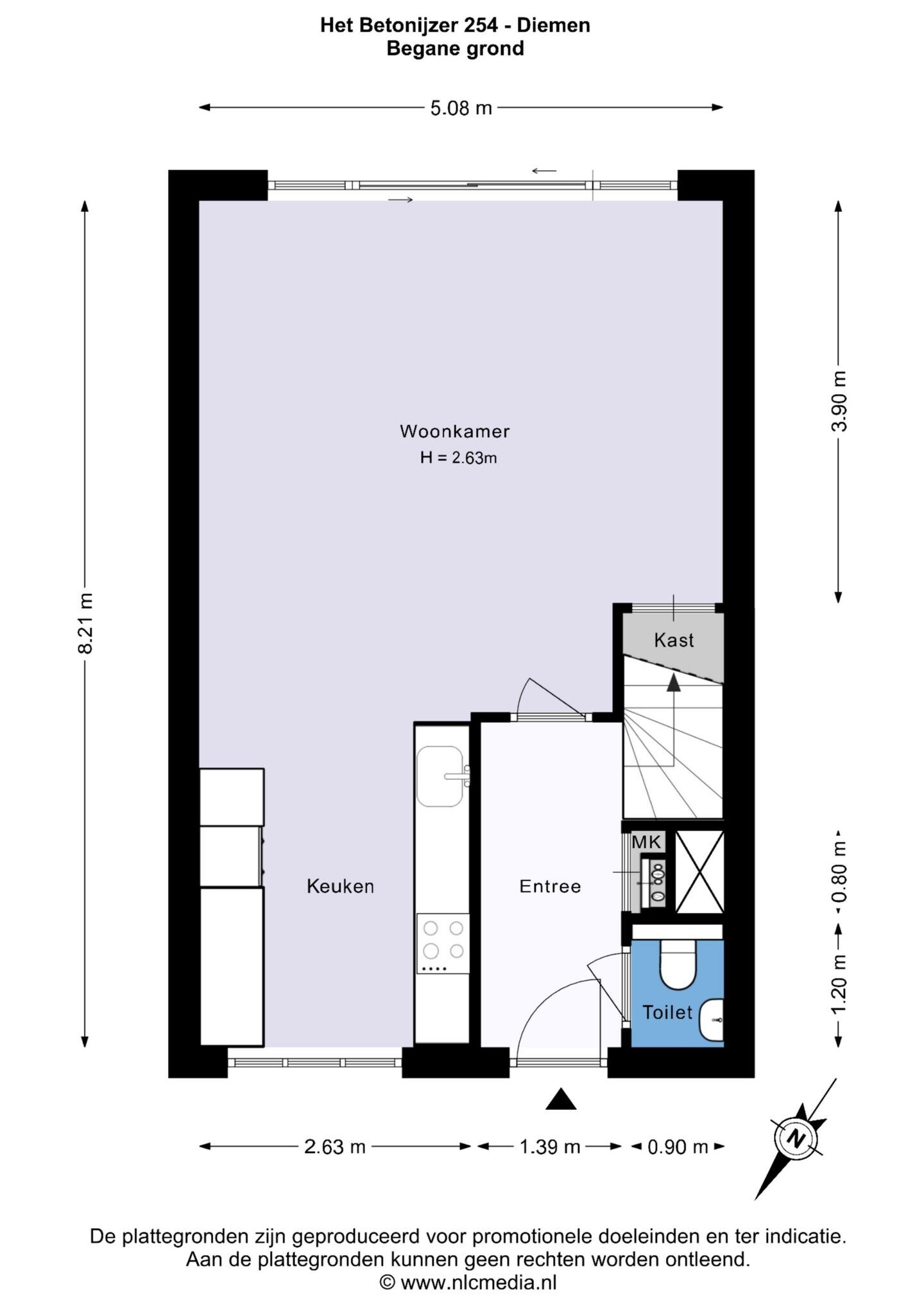 Tussenwoning te koop: Het Betonijzer 254, Diemen