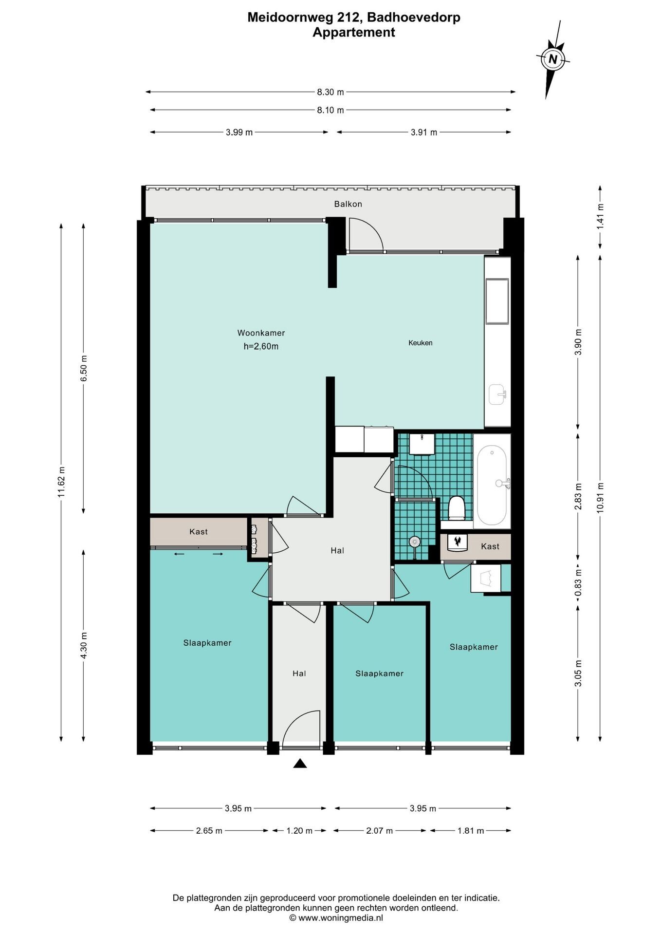 Appartement te koop: Meidoornweg 212, Badhoevedorp