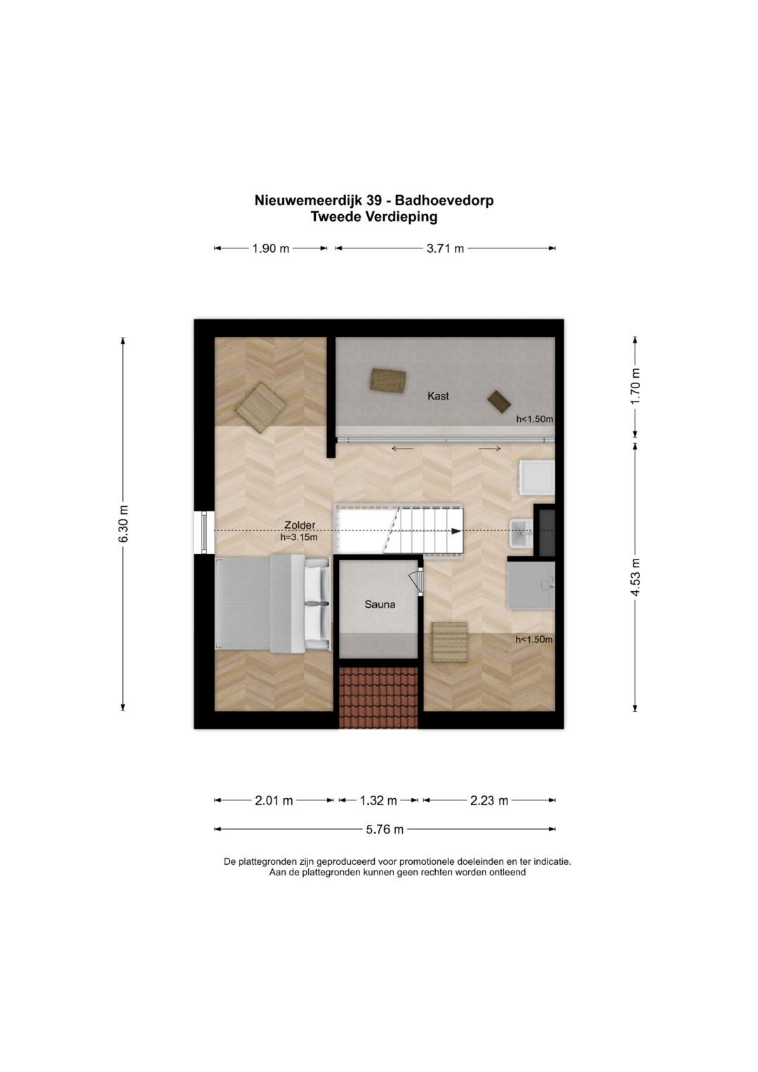 Tussenwoning te koop: Nieuwemeerdijk 39, Badhoevedorp