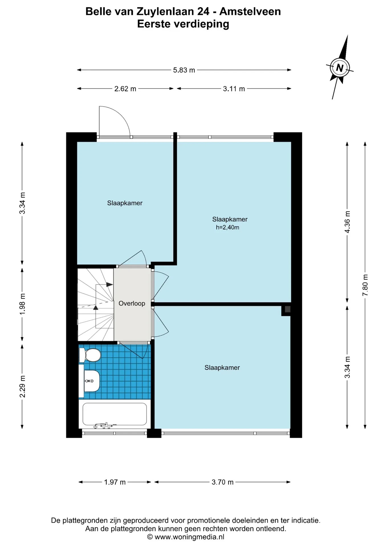 Tussenwoning te koop: Belle van Zuylenlaan 24, Amstelveen