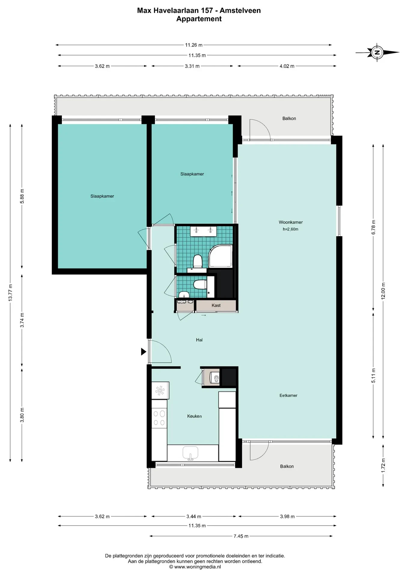 Appartement te koop: Max Havelaarlaan 157, Amstelveen