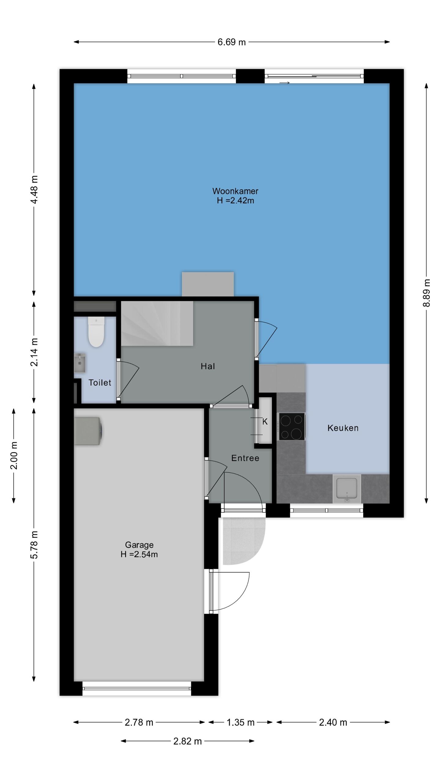 Tussenwoning te koop: De Hoorn 52, Amstelveen