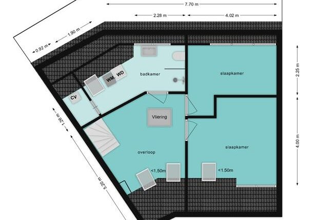 Tussenwoning te koop: Wezellaan 13, Hilversum