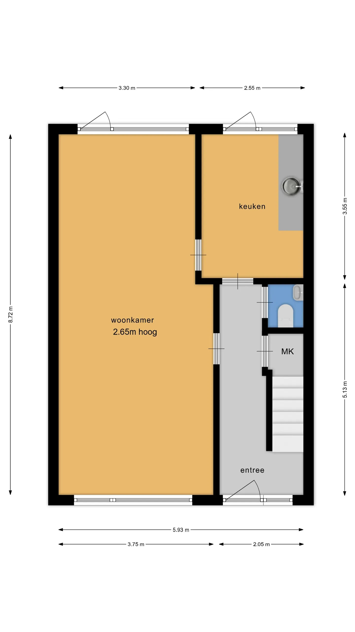 Tussenwoning te koop: Augustinushof 12, Hilversum