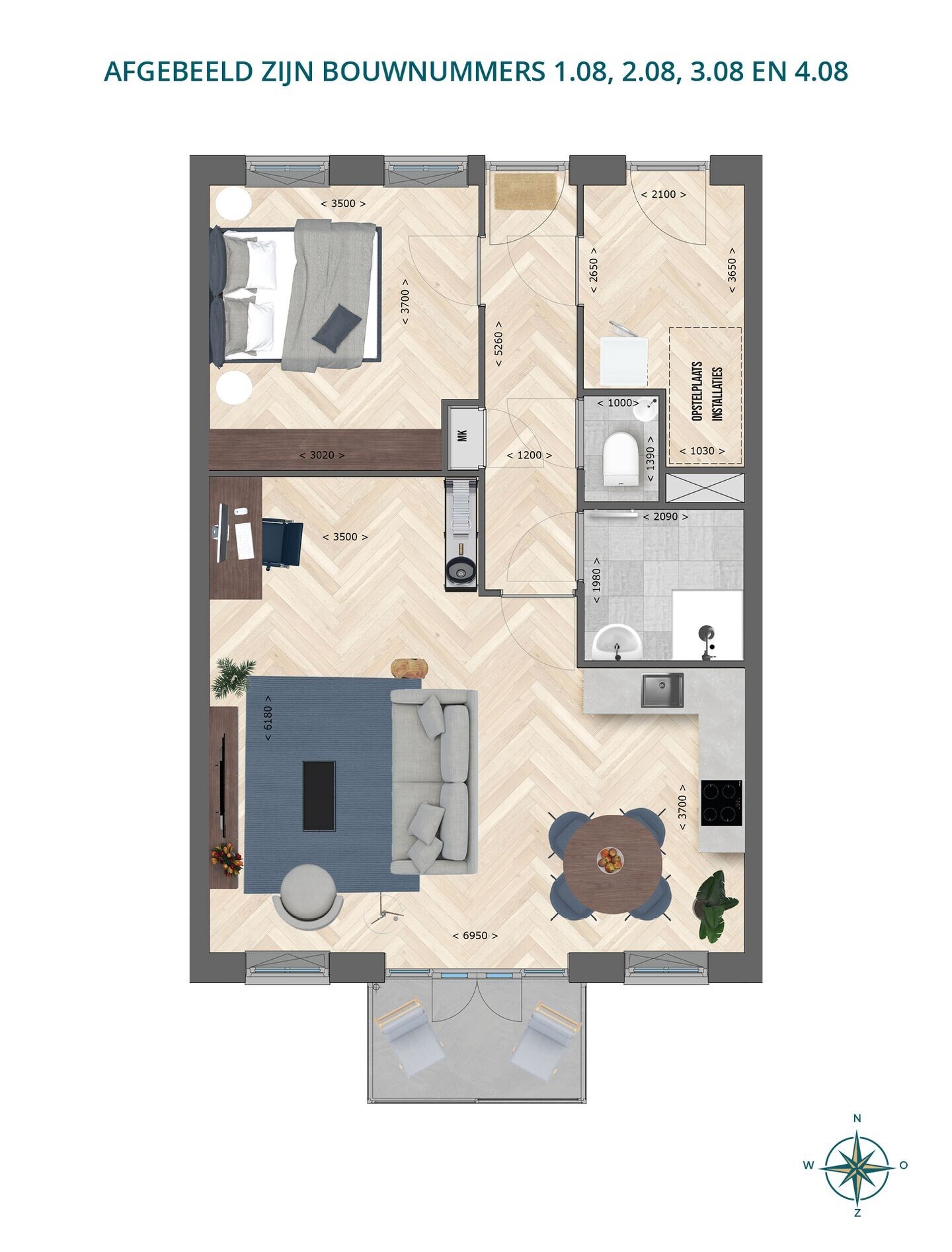 Appartement te koop: Bestevaer 53, Huizen
