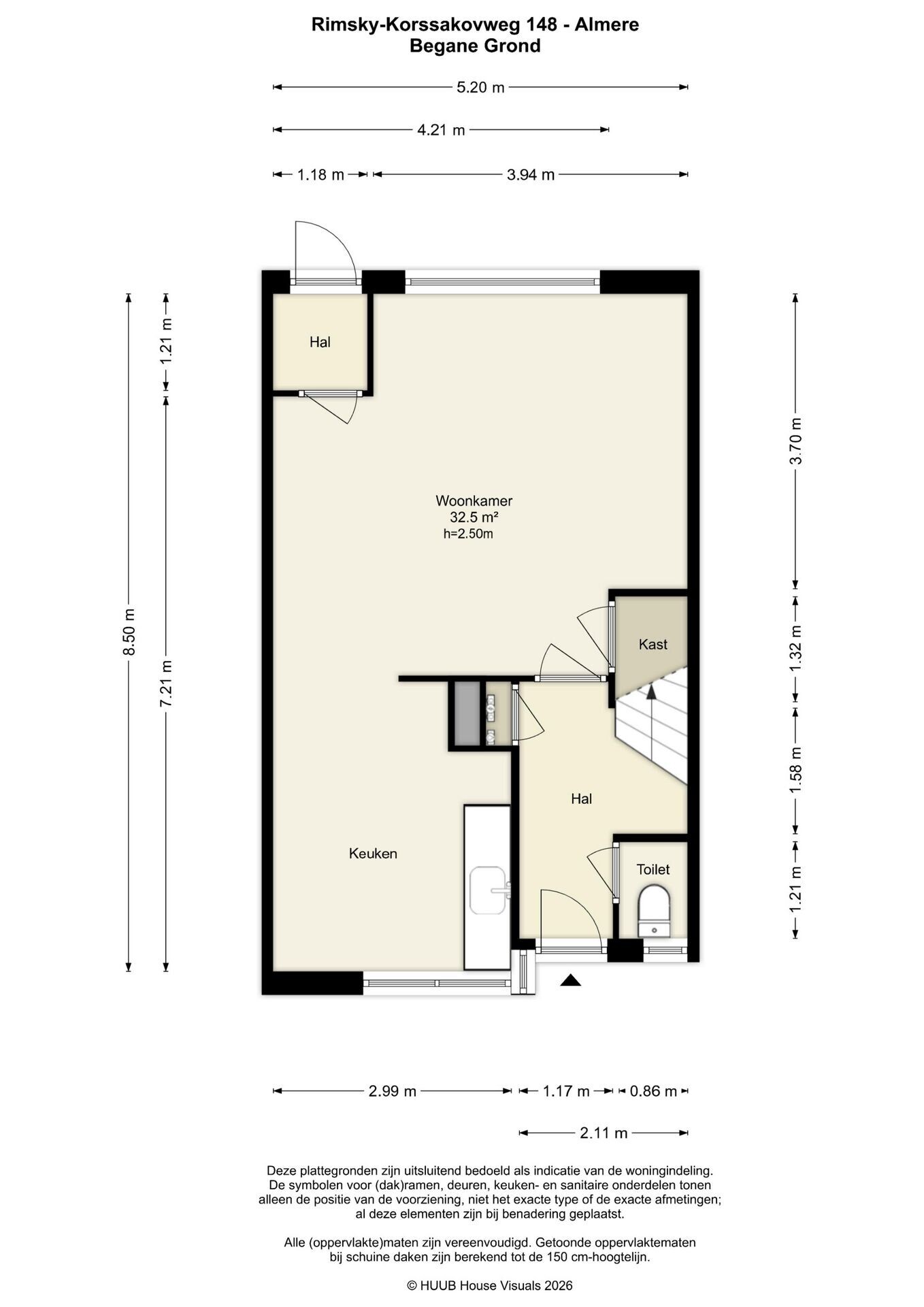Tussenwoning te koop: Rimsky-Korssakovweg 148, Almere