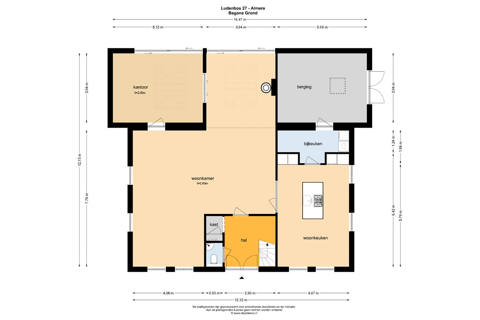 Vrijstaande woning te koop: Ludenbos 27, Almere