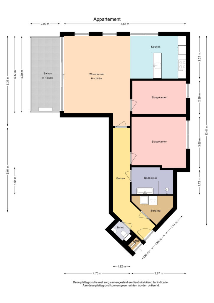 Appartement te koop: Zeeduinweg 14, Almere
