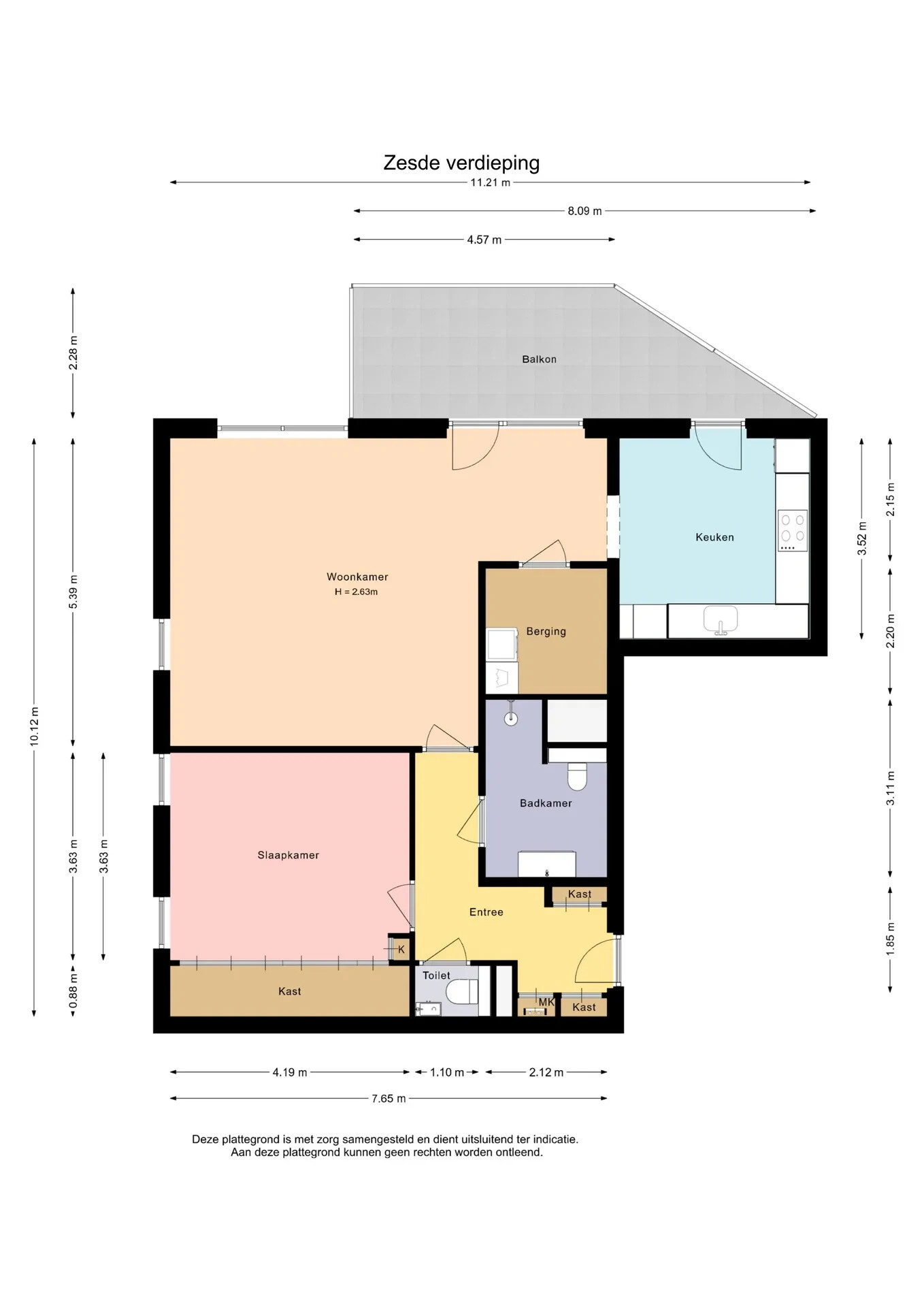 Appartement te koop: Zeeduinweg 618, Almere