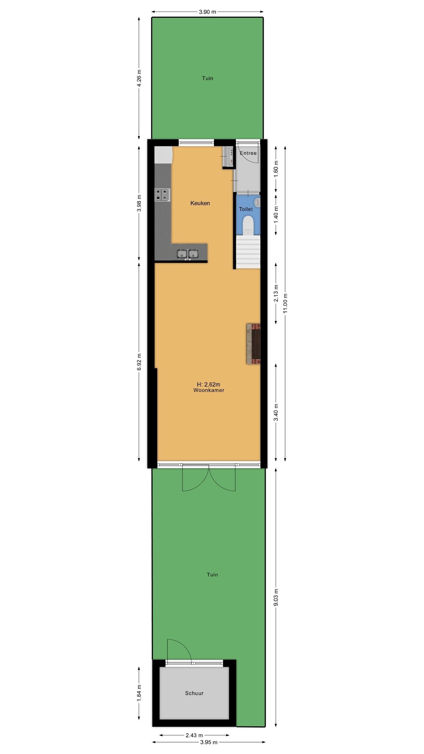 Tussenwoning te koop: Herensingel 93, Weesp