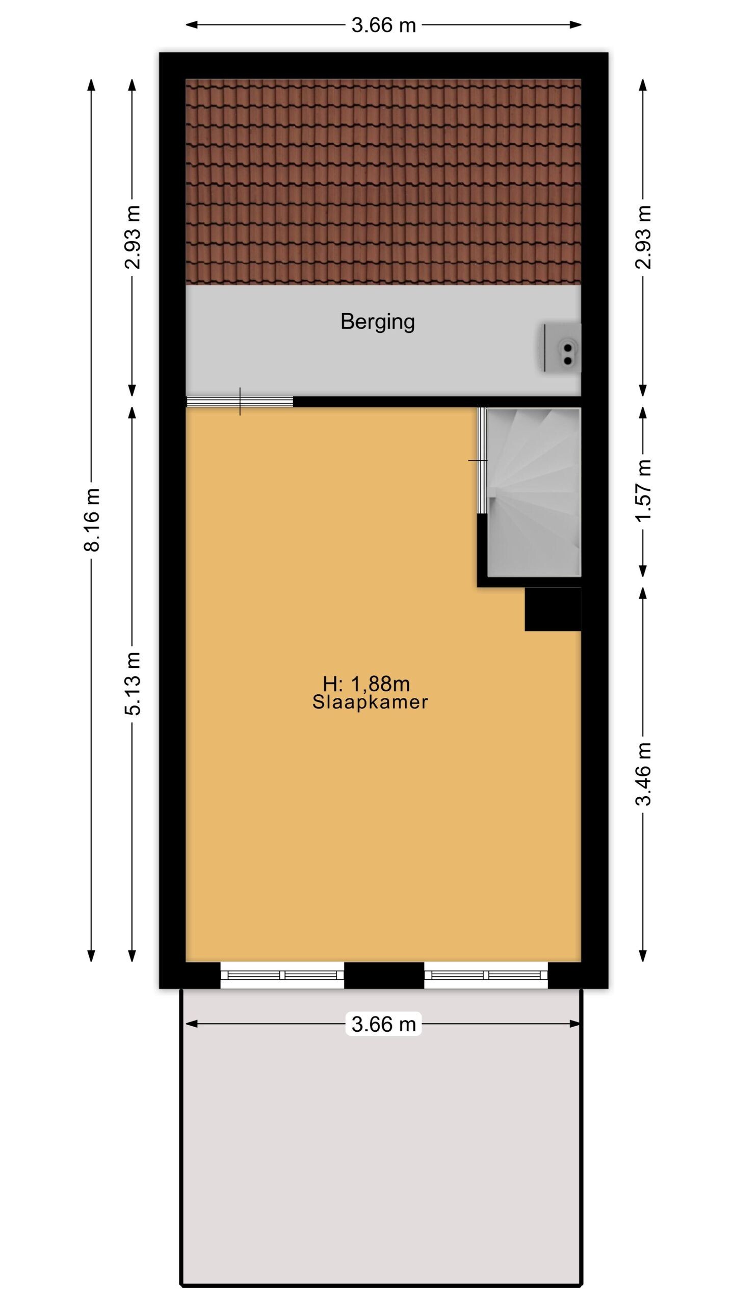 Tussenwoning te koop: Herensingel 93, Weesp