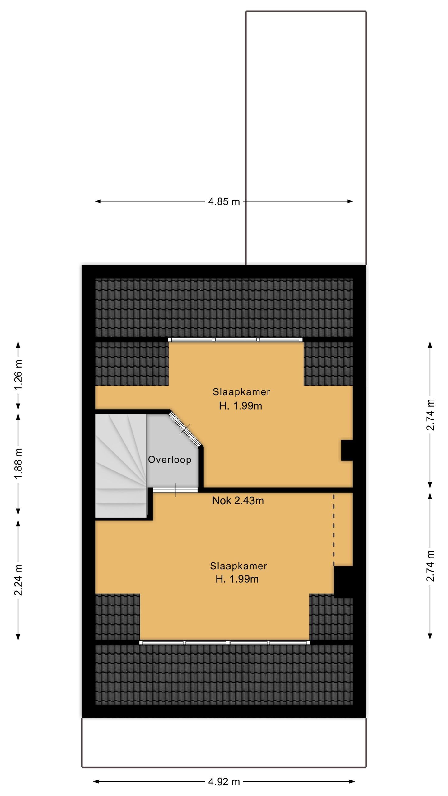 Tussenwoning te koop: de Spiering 8, Muiden