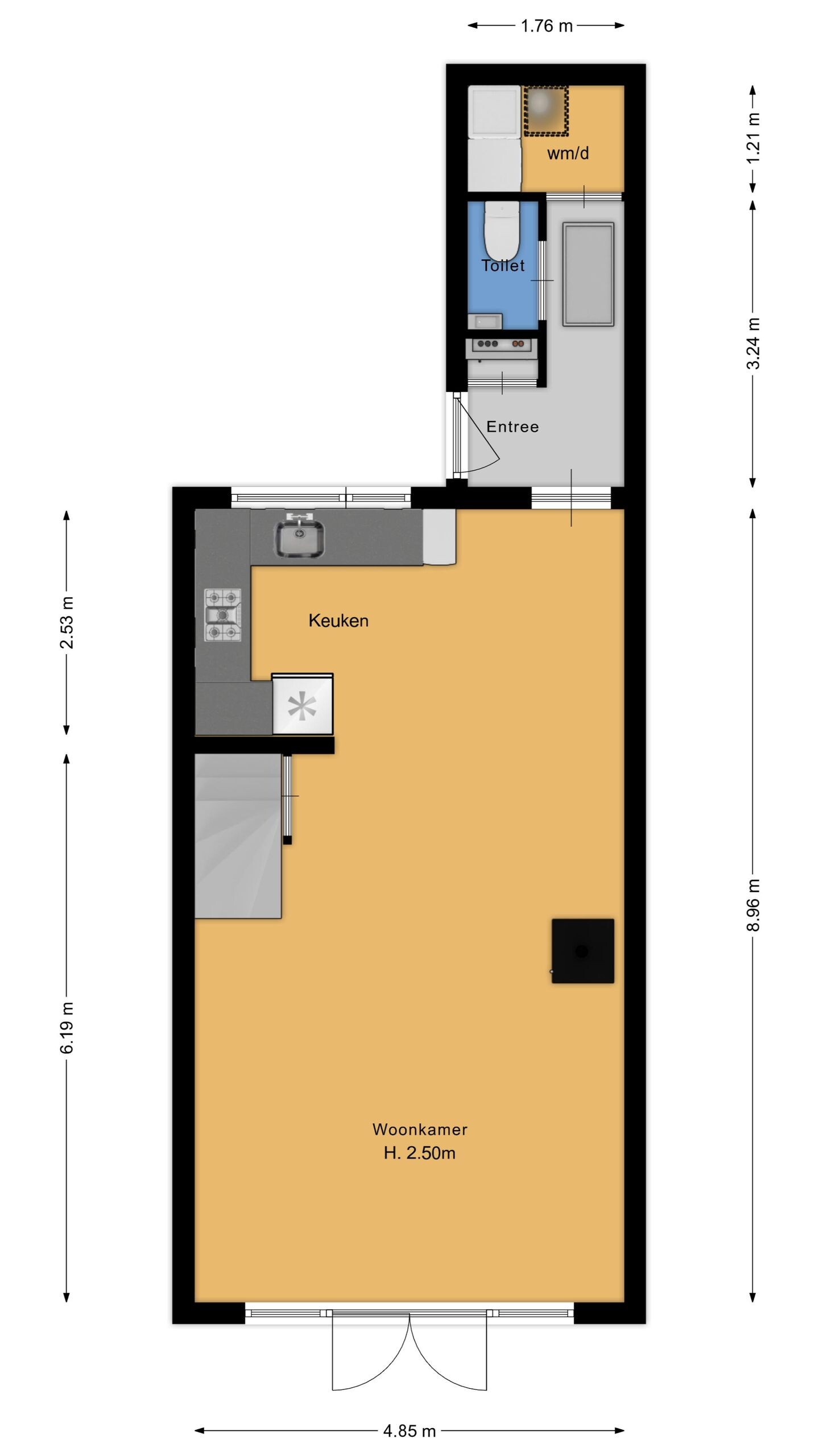 Tussenwoning te koop: de Spiering 8, Muiden