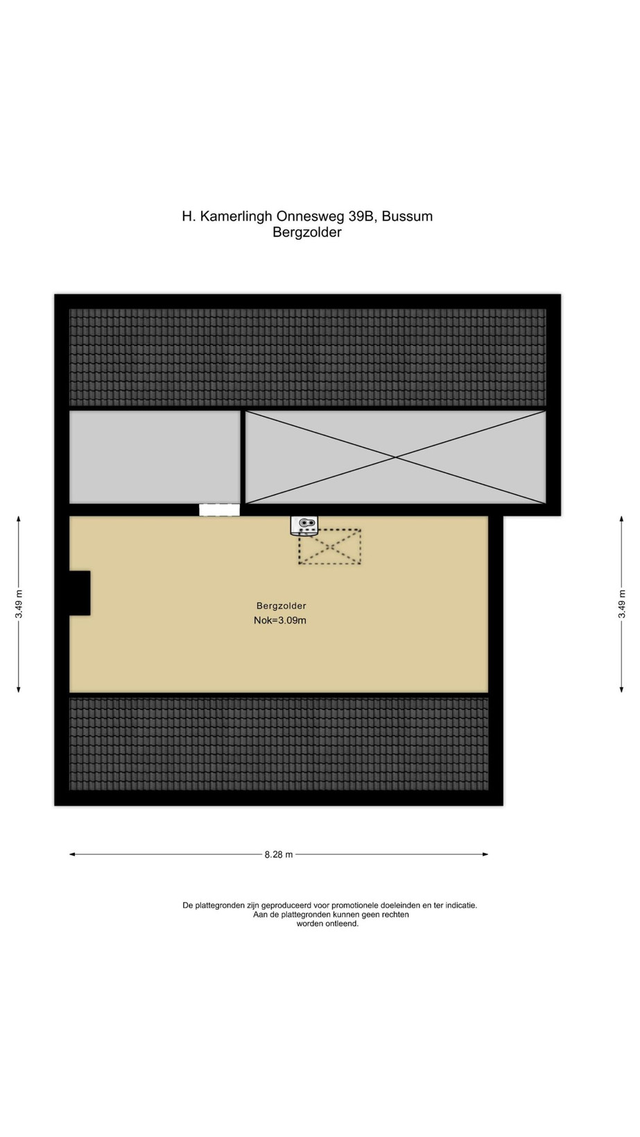Appartement te koop: H. Kamerlingh Onnesweg 39B, Bussum