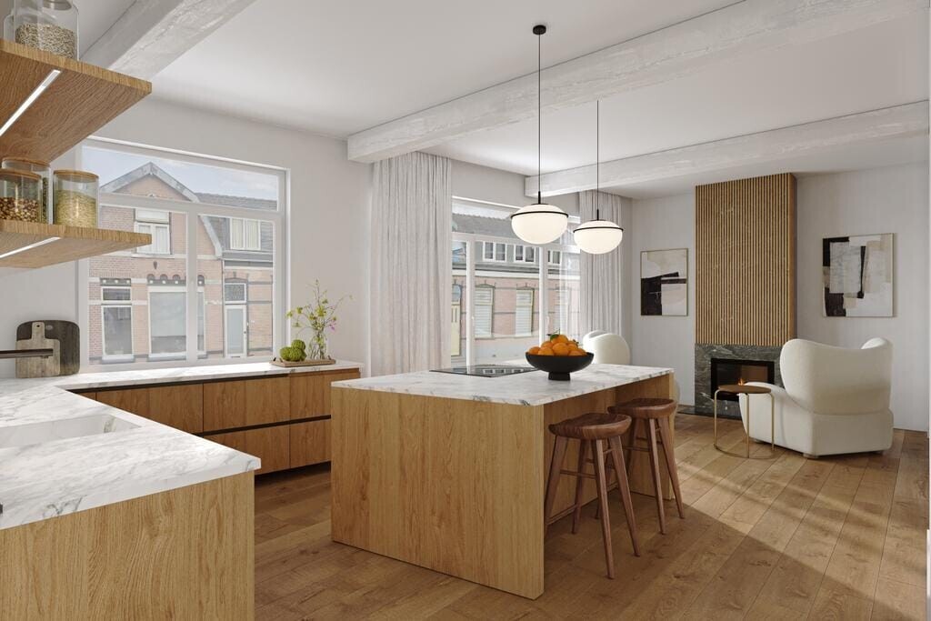 Twee-onder-één-kap te koop: Kapelstraat 65, Bussum